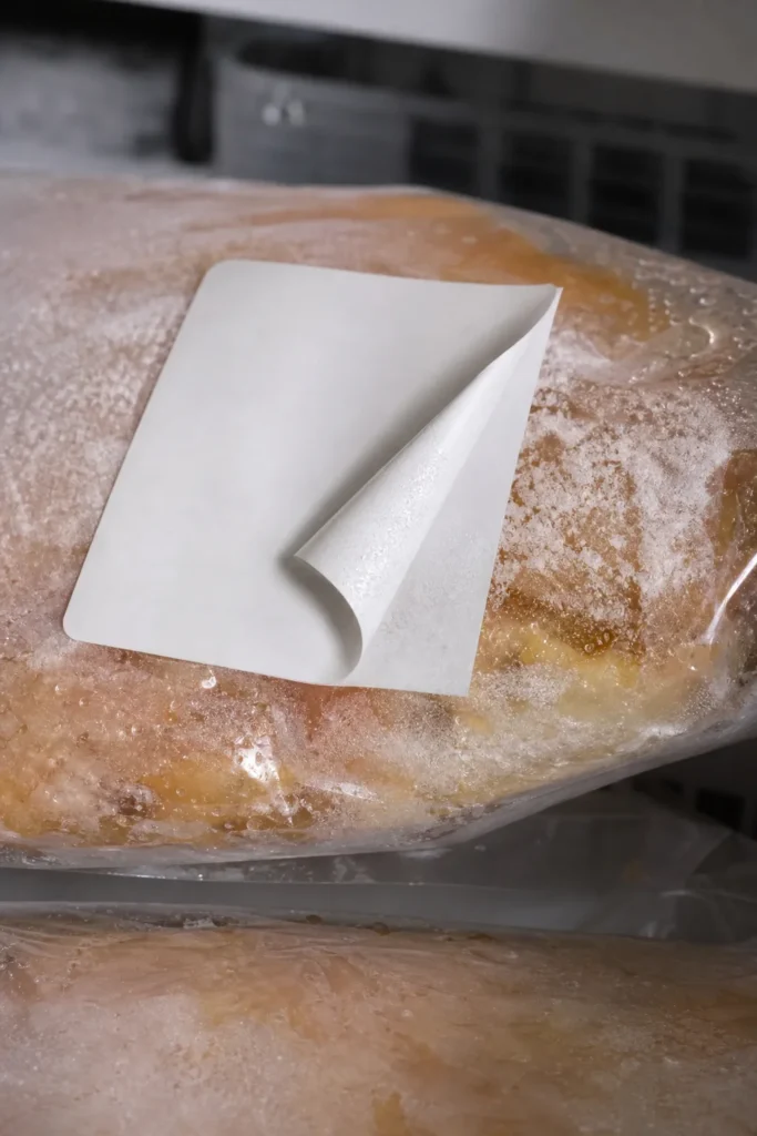 Etiquetas BOPP para congelados: aderência no freezer